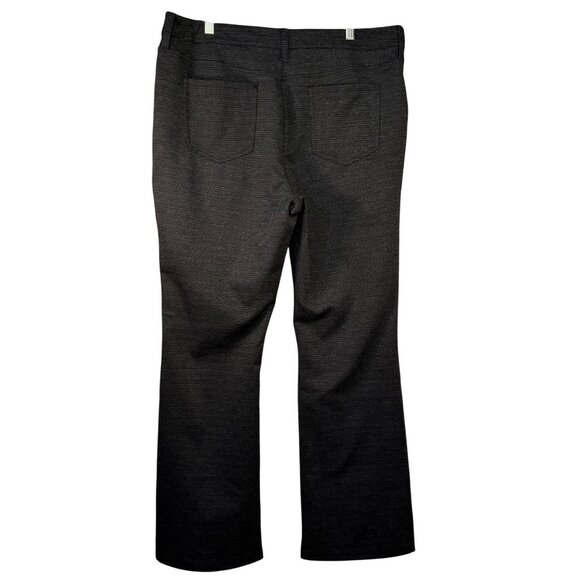 Simply Vera Vera Wang Bootcut Pants Size XXL Black & White Stretch Fabric - Picture 6 of 7